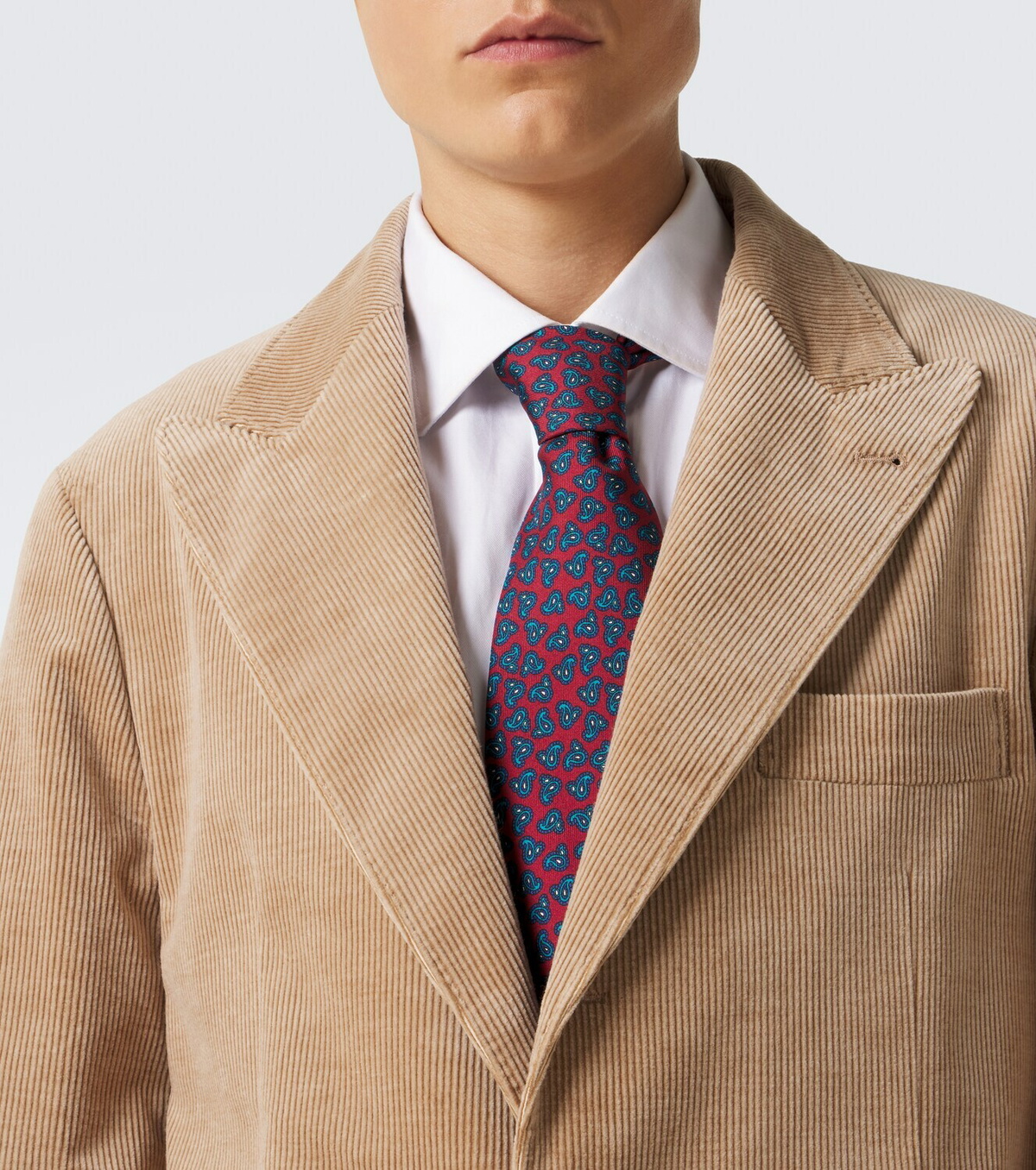 Rubinacci Paisley silk tie