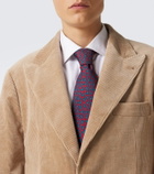 Rubinacci Paisley silk tie