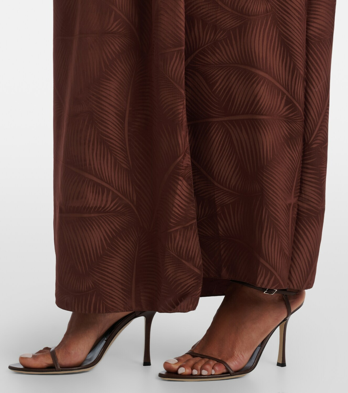 Johanna Ortiz Halterneck jacquard maxi dress