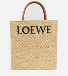 Loewe - Standard A4 raffia tote bag