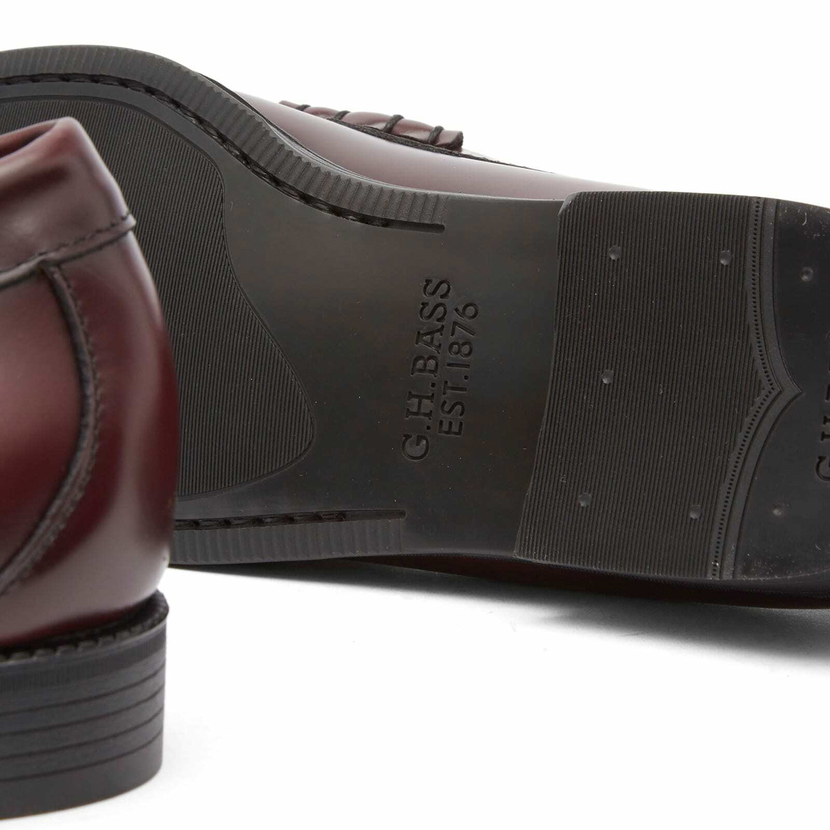 Bass Weejuns Men's Easy Weejun Larson Penny Loafer in Wine Leather