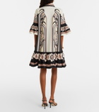La DoubleJ Choux printed cotton poplin shirt dress