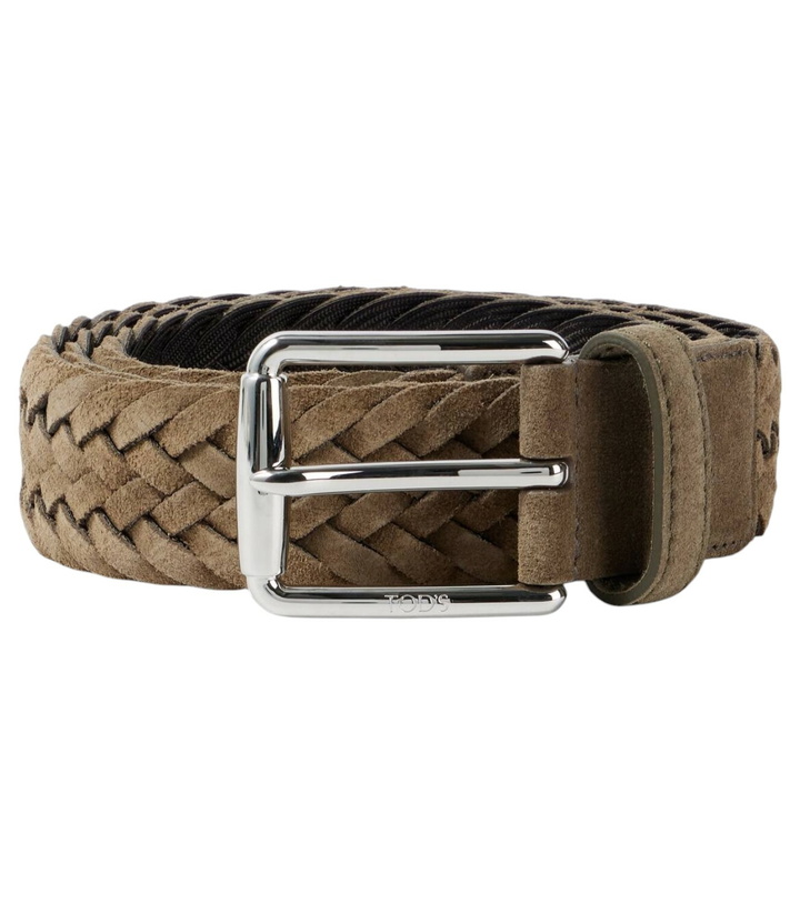 Photo: Tod's Braided suede belt
