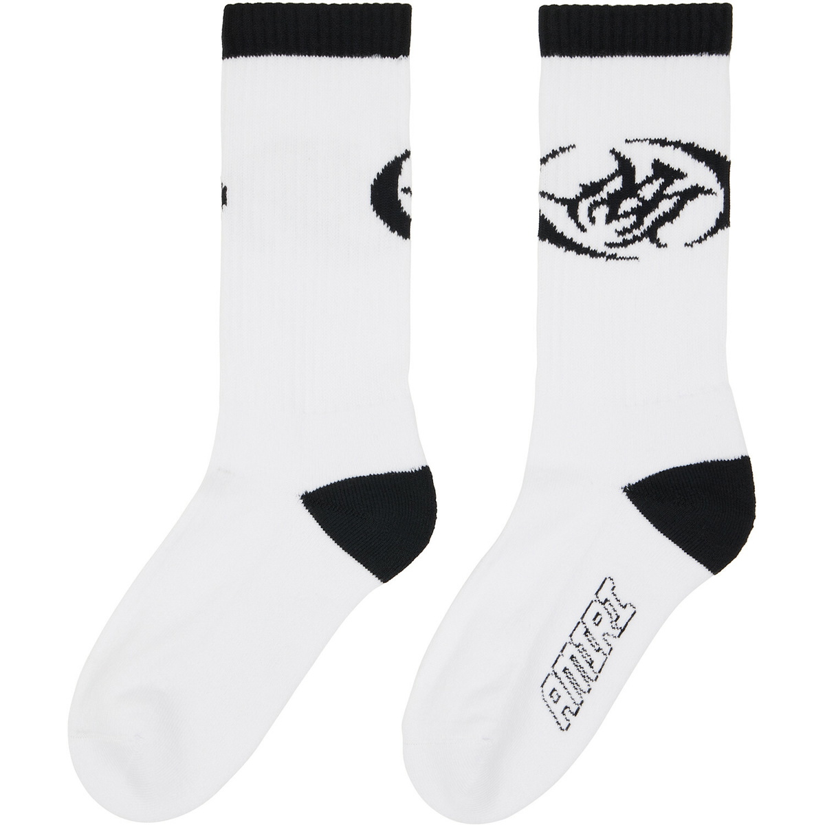 AMIRI White Sporty 'MA' Socks