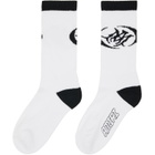 AMIRI White Sporty 'MA' Socks