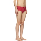 Vilebrequin Red Tuxedo Night Swim Briefs