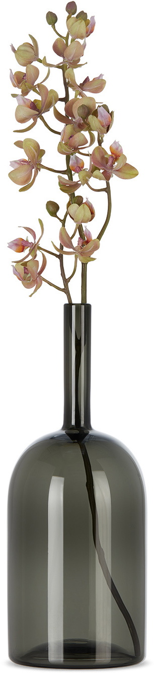 Nate Cotterman Grey Small Flat Bottom Balloon Vase Nate Cotterman nate-cotterman-grey-small-flat-bottom-balloon-vase-nate-cotterman