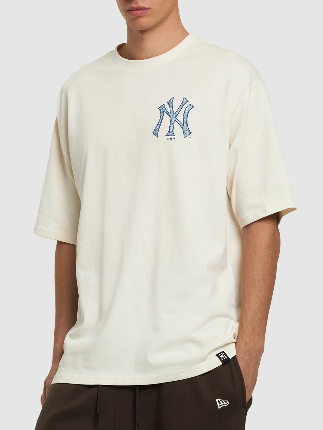 2020SS新作 ★NEW ERA★ New Era New York Yankees Cap T-Shirt NEW ERA - Ny Yankees Printed T-shirt New Era Cap