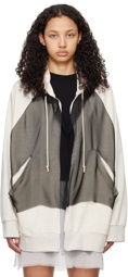 UNDERCOVER Black & Off-White Layered Hoodie