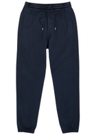 Saint Laurent Logo-embroidered Cotton Sweatpants Navy