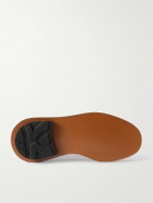 J.M. Weston - Sacai Embellished Leather Loafers - Black