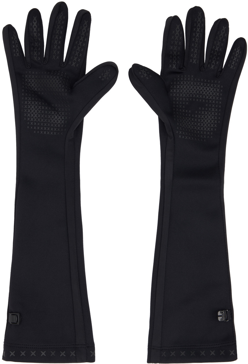 HYEIN SEO Black Graphic Long Gloves