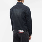 Deva States Men's Grit Denim Jacket in Washed Black