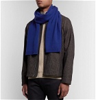 Officine Generale - Cashmere and Wool-Blend Scarf - Blue