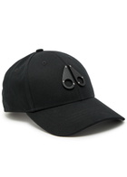 Moose Knuckles Logo Cotton cap - Black - One Size