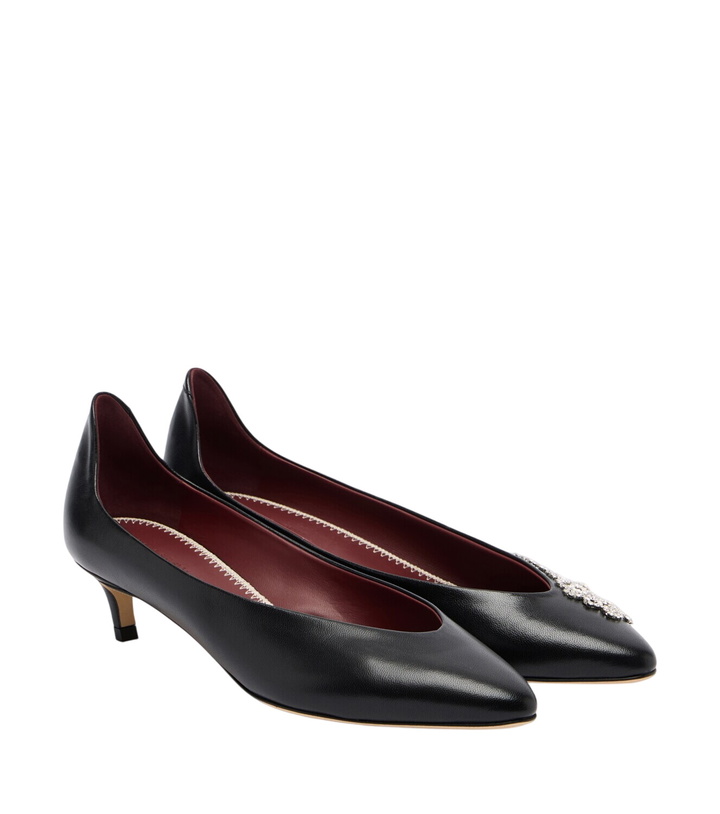 Photo: Magda Butrym Embellished leather pumps