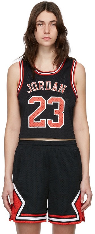 Photo: Nike Jordan Black Essentials Mesh Top