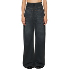 MM6 Maison Margiela Gray Backwards Jeans