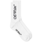 Off-White Men's Bookish Socks in White/Black
