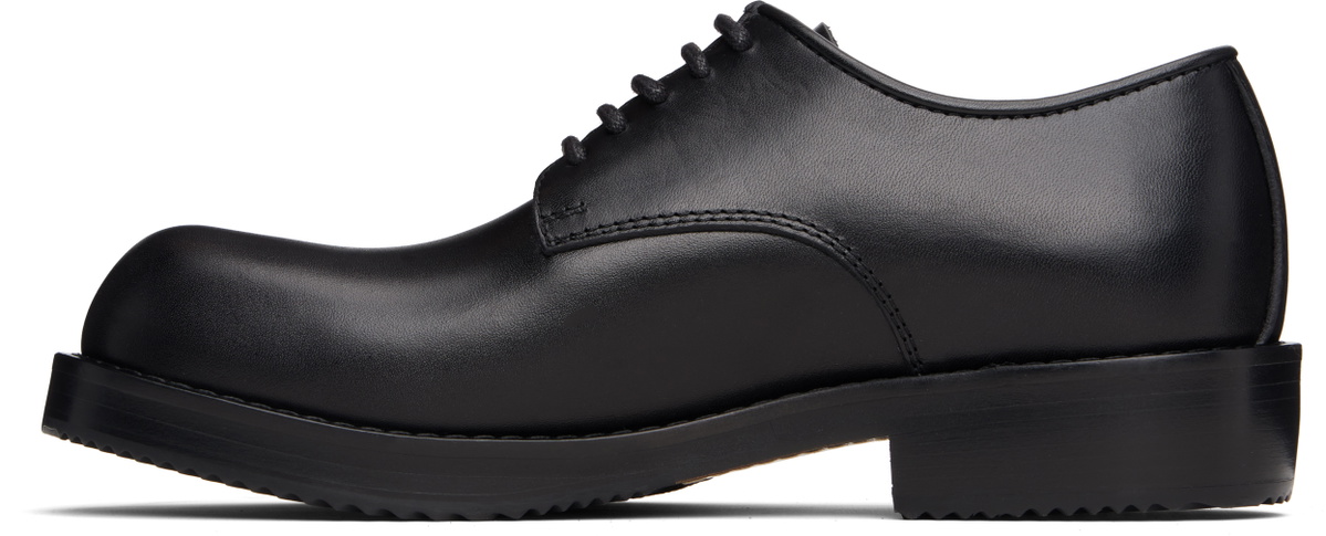 Dries Van Noten Black Leather Derbys