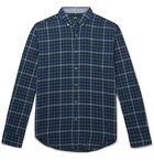 Hugo Boss - Slim-Fit Button-Down Collar Checked Cotton-Flannel Shirt - Unknown