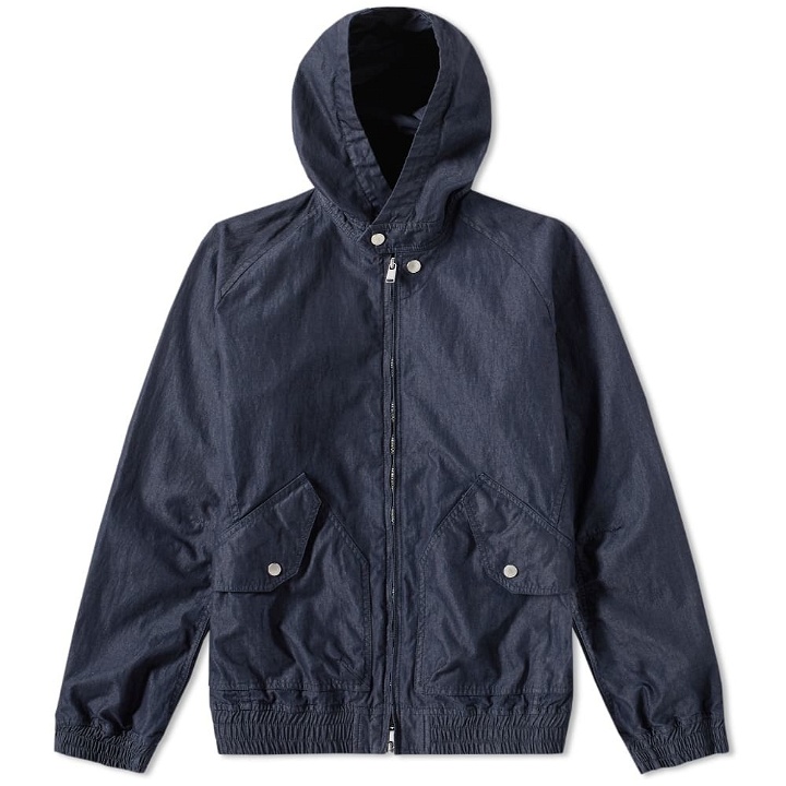 Photo: Nonnative Trainer Hooded Jacket Blue