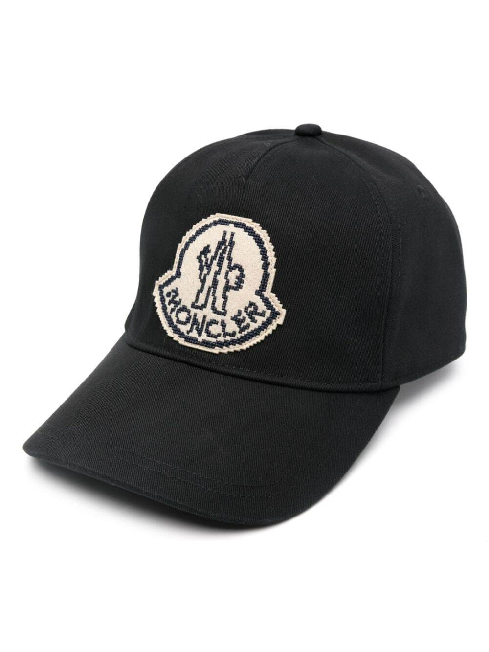MONCLER - Logo Cotton Baseball Cap Moncler