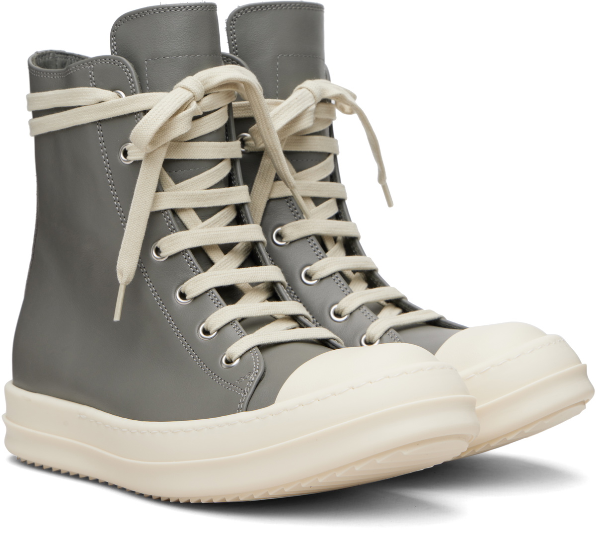 Rick Owens Gray Temple Sneakers Rick Owens