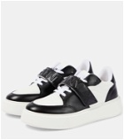 Ganni Sporty Mix faux leather sneakers