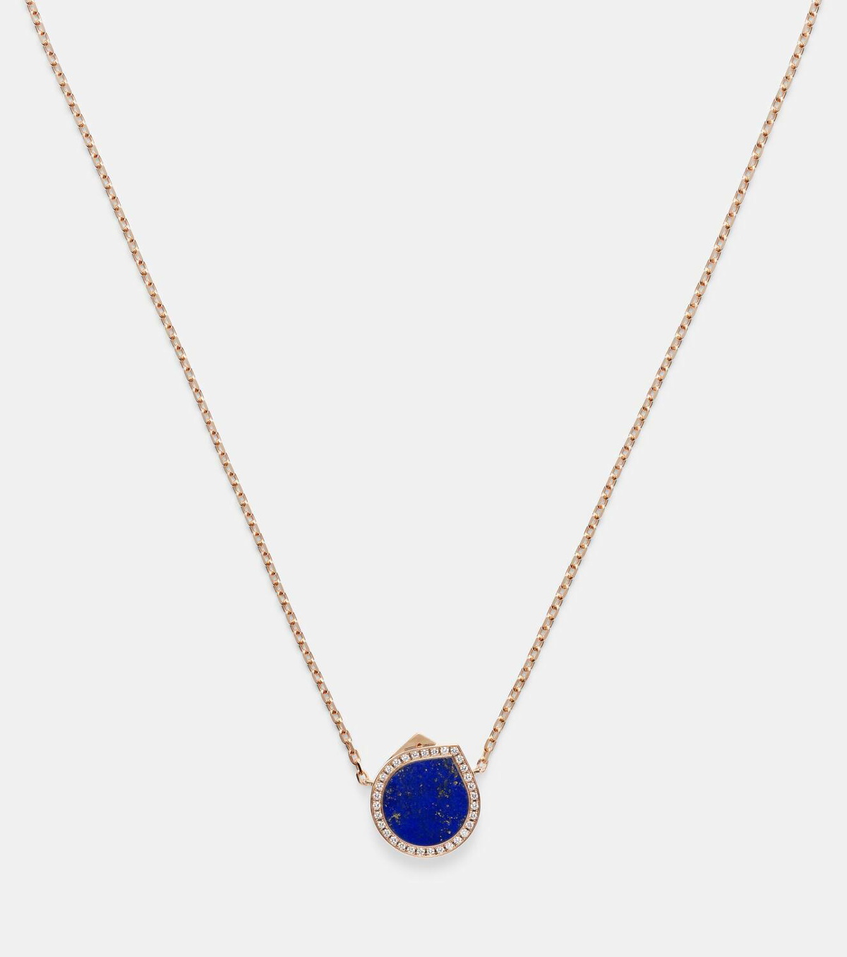 Repossi Antifer 18kt gold necklace with lapis lazuli and diamonds
