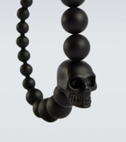 McQueen Skull beaded resin bracelet