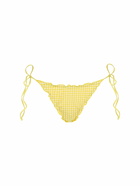 MC2 Saint Barth Woman Seersucker Cheeky Swim Briefs Miami