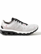 ON - Cloudflow Distance Rubber-Trimmed Mesh Sneakers - Gray