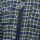 Foret Men's Alaska Check Shirt in Navy/Green