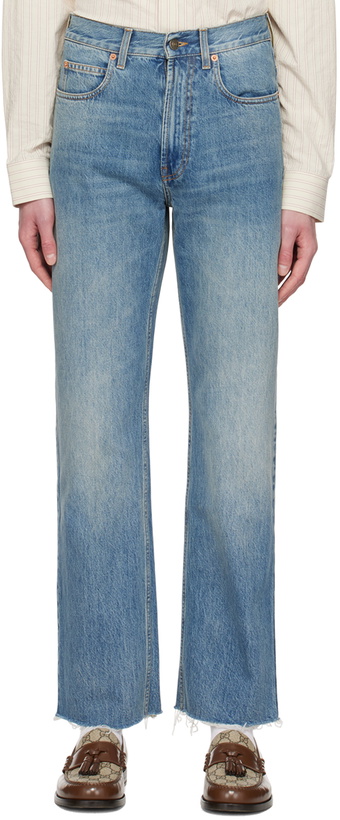 Photo: Gucci Blue Baggy Jeans