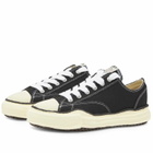 Maison MIHARA YASUHIRO Men's Peterson Low Vintage Sole Canvas Sneakers in Black