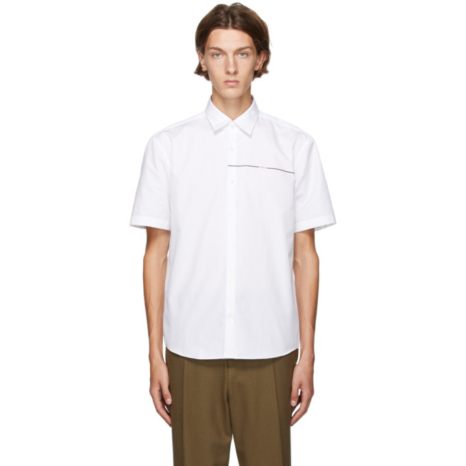 Photo: Hugo White Ermino Short Sleeve Shirt