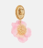 Dolce&Gabbana Embellished floral clip-on earrings