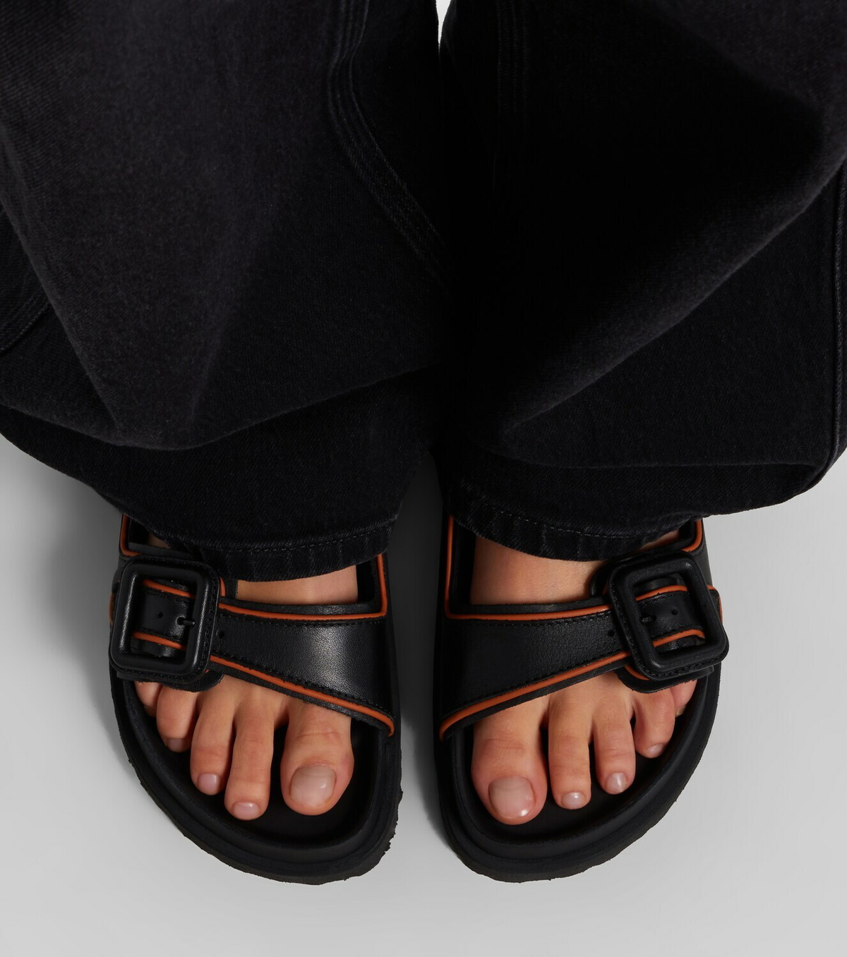 Birkenstock 1774 Arizona leather slides