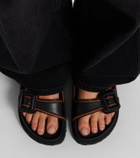 Birkenstock 1774 Arizona leather slides
