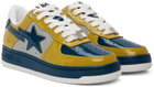BAPE Blue & Yellow Sta #2 Sneakers