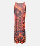 Pucci Vivara tulle maxi skirt