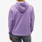 JW Anderson Women's Logo Embroidery Hoodie in Purple