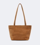 The Row Parker Medium suede tote bag