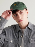Drake's - Logo-Embroidered Herringbone Waxed-Organic Cotton Baseball Cap