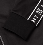 Givenchy - Logo-Jacquard Fleece-Back Tech-Jersey Track Jacket - Men - Black