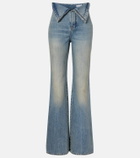 McQueen High-rise wide-leg jeans
