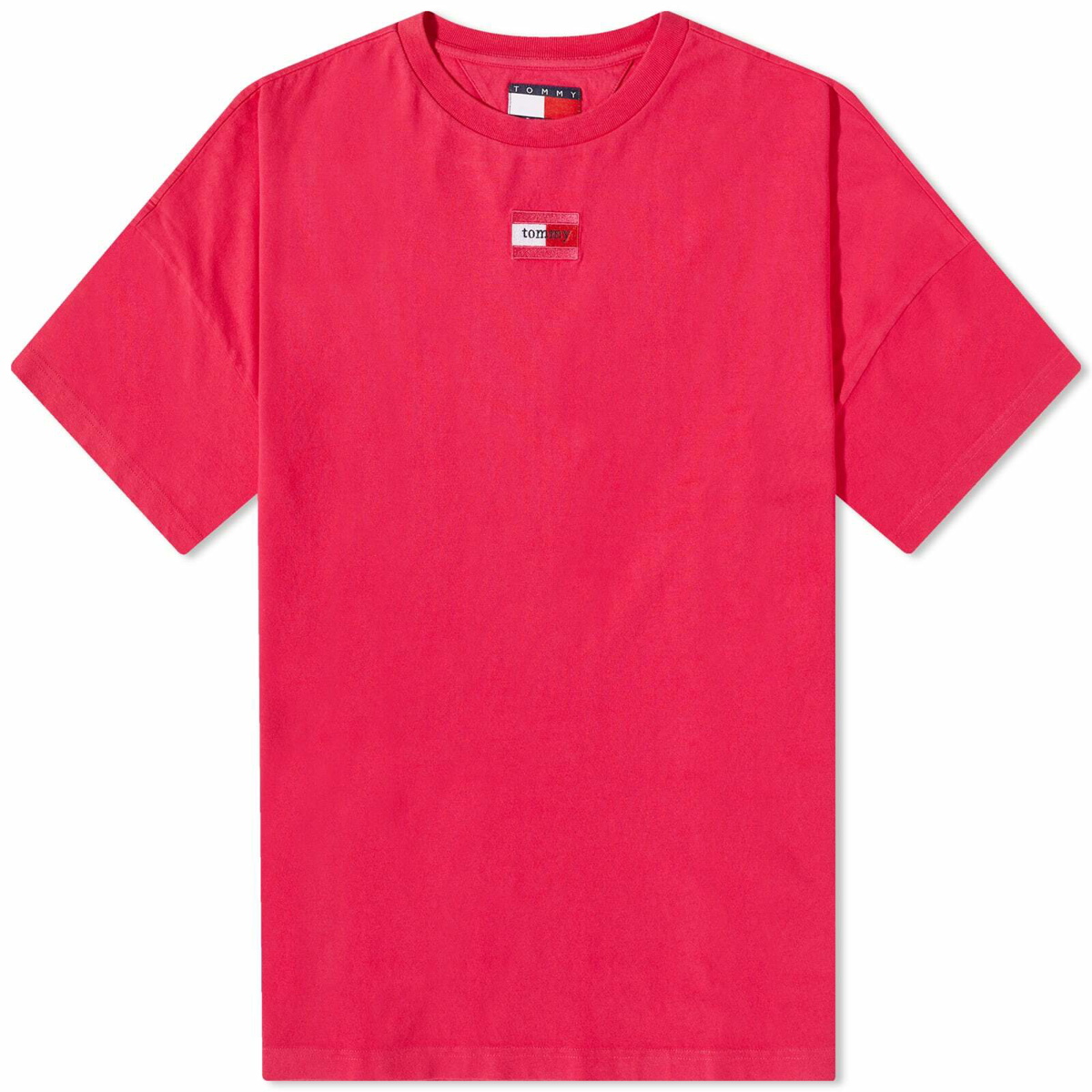 Tommy Jeans Men's Essentials T-Shirt in Pink Tommy Jeans