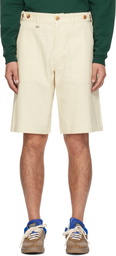 Metalwood Studio Beige Walk Shorts