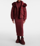 Goldbergh Vergara fringed suede snow boots